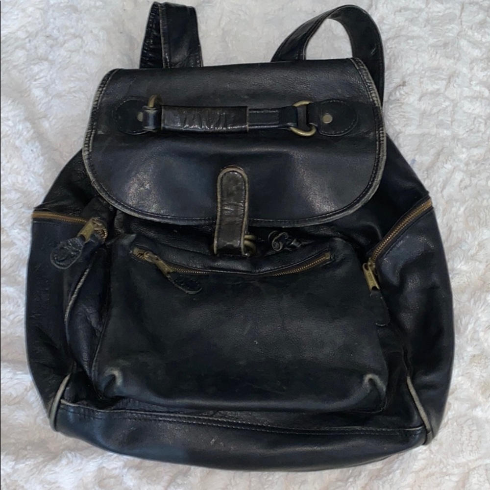 Frye leather backpack